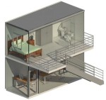 20ft luxury living prefabricated 2-story flat pack container house
