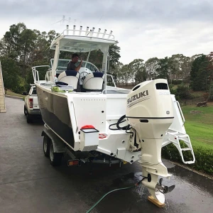 21ft deep sea sport boat with center cabin