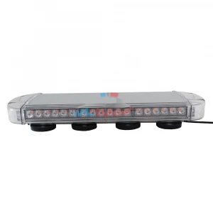 22" 12-24V DC 48w LED Warning Mini Lightbar Truck Police Strobe Lights Ambulance Magnetic Lightbar