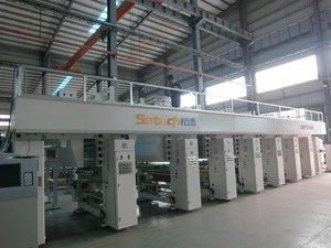 220mpm High Class Rotogravure Printing Machine for flexible package