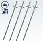 230MM Galvanized Non-Rust Heavy Duty Tarzan Rock Anchoring Tent Nail Peg Garden Stake Camping Tent Pop Up Canopy Stake