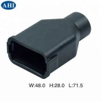 24 Pin Waterproof Accessories Wiring Harness Rubber Pvc Cover For Auto Connector