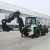 Import 2.5 Ton 4 In 1 Bucket Backhoe Excavator Loader Diesel 4X4 Excavator Front Backhoe Loader from China