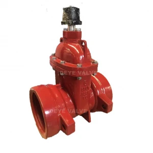 250LBS AWWA Ductile Iron Resilient Seat Gate Valve with Ends MJX MJ