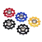 2Pcs 11T Aluminum Alloy Bike Jockey Wheel Pulley Rear Derailleur Pulleys Wheels Bicycle Parts