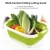 Import 3 In 1 Multifunctional Folding Vegetable Basket Portable Cutting Board Folding Chopping Blocks from China