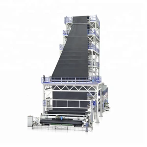 3 Layer 8 meter Plastic Geomembrane  Blowing Moulding Film  Machinery Price Laiwu