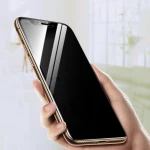 3 Pack 9H 3D Tempered Glass Full Cover Anti Spy Privacy Screen Protector for iPhone 11 Pro Max Phone Film with installation kit