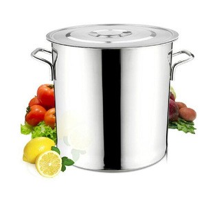 30 40 50 60cm deep large stainless steel stock pot big size