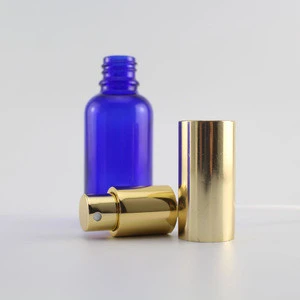 30ml blue glass perfume essential oil perfume glass bottle