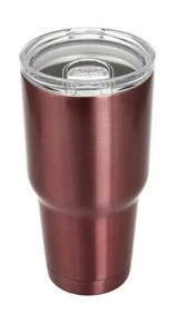 30OZ power coated stainless steel vacuum tumbler Drinkware,SS18/8 colorful tumbler travel mugs with leak proof sliding lid
