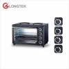 33L electric oven with 2 top hot plate Electrical toaster Oven