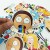 Import 35Pcs Custom Graffiti Anime Stickers For Luggage&amp; laptop stickers Skateboard Rick And Morty vinyl sticker decals from China