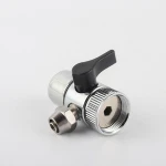 3/8   Single Cut Valve Plastic Handle Alloy Body Cut Valve