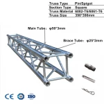 390*390mm aluminium stage lighting event truss square box truss exhibition truss