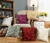 3D Flowers Japanese Silk Cushion Cover Manual Sewing Pillow for Sofa/Cafe/Hotel/Car