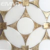 3D wholesale mother of pearl shell floor mosaic tile