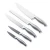 Import 3PCS High Quality Ceramic Blade Rust Proof Soft Grip Handle Kitchen Black Cutlery Knife Set With Cover from China