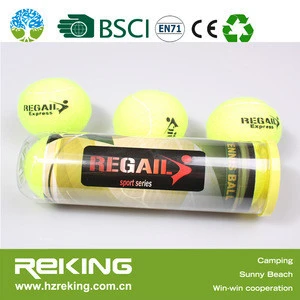 3pcs tennia ball tube packing 2.5inch promotional