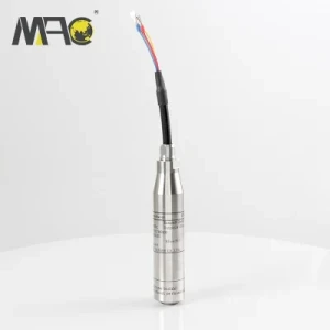 4-20mA Output Integral Level Transmitter Liquid Oil Water Level Sensor Probe 304 Stainless Steel with 0-5m Measure Range 6m Cable Detect Controller Float Switch