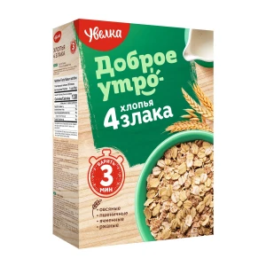 4 Grain Dietary vegan Flakes 350g box