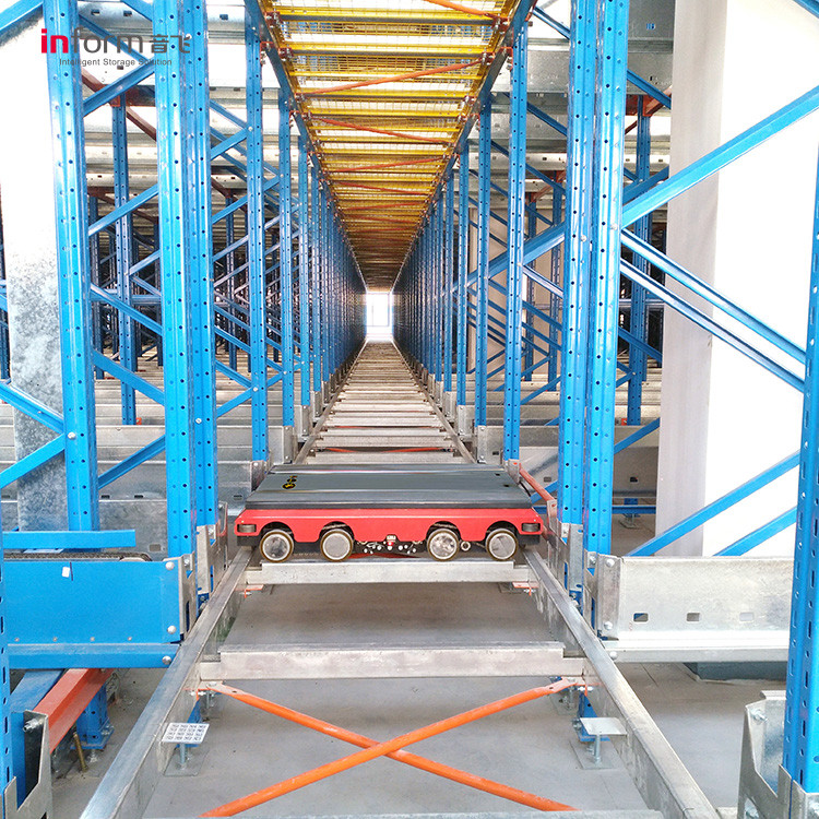 4 Way Roming Shuttle Racking Buy 4-way Radio Shuttle Racking System Automated Storage System Pallet ...