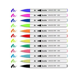 48 Colors Soft Brush Nib Painting Art Markers Water Color Brush Pen