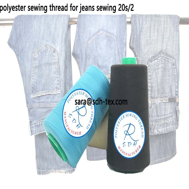 503 polyester sewing thread spun yarn dyeing able in hank