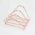Import 550-97A  desk organizer triangle rose gold metal wire letter holder for office&home supplies from China