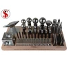 56 Piece Doming Block Dapping Punch Swage Block Set For Jewellers Jewelry Making Tool