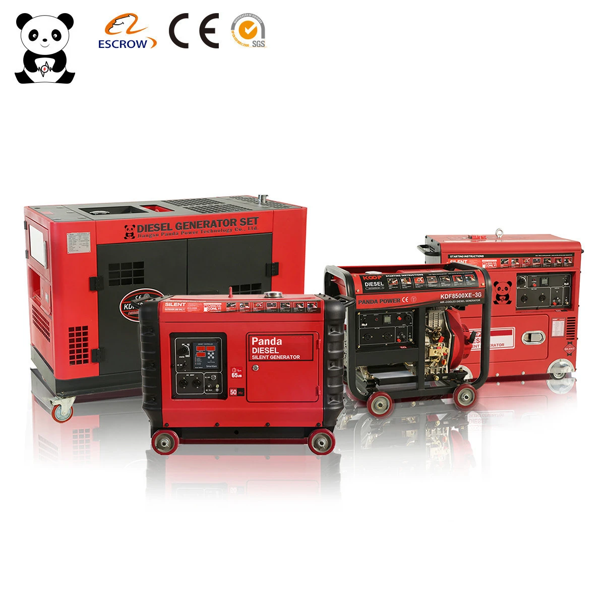 6-15kva Super quiet Low noise Air cooled diesel generator silent soundproof generator welder Three Phase custom made in China CE