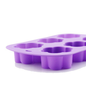 6 cavity Flower shape silicone cake tools Heat Resistant FDA food grade Silicone Cake mould 3d for molding makers