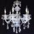 Import 6 Lights Candle crystal glass chandelier accessories Lighting from China