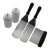 Import 6 PCS BBQ Griddle Accessories Kit Stainless Steel Spatula Scraper Professional Barbecue Grill Tools Set from China