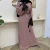 Import 6371#Sliver Lace On Sleeve Plain And Simple Closed Loose Abaya With Wide Sleeves Abaya Maxi Dress from China