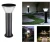 Import 6W IP65 Solar Powered Lawn Garden Bollard Led Light With CE Certificated from China