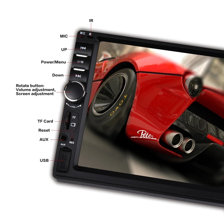 Multimedia Auto 8 Inch Buy 7018b 2 Din 7 Inch Hd Car Multimedia Player Audio Stereo Mp4/mp5 ...