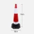 Import 70*38*38cm Wholesale road bucket reflective ice cream block facilities safety warning square Rubber traffic cone from China