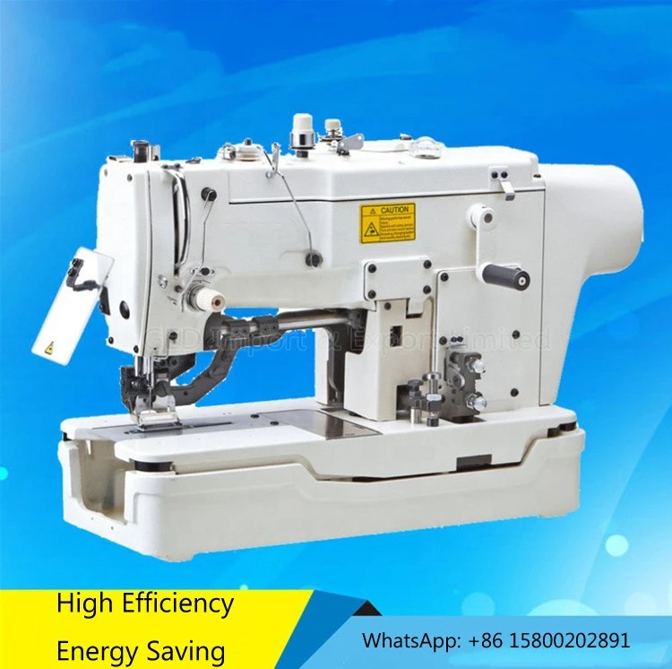 781D Industrial Straight Buttonhole Sewing Machine Direct Driving Snap Buttonholing Equipment Price for Garment In Stock