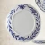 Import 8 Inch Plate Blue and White Porcelain Chinese Traditional Style Hand-painted Bowl Fruit Cookie Snacks Sweet Noodle Side Dishes from China
