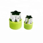 8 PCS make flower shape stainless steel vegetable cutter