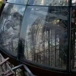 8mm + 8mm Double Curved Tempered Laminated Glass