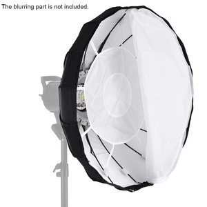 90cm Beauty Dish Folding Collapsible Softbox Flash Diffuser with Honeycomb Grid Bowens Mount for Studio Strobe Flash