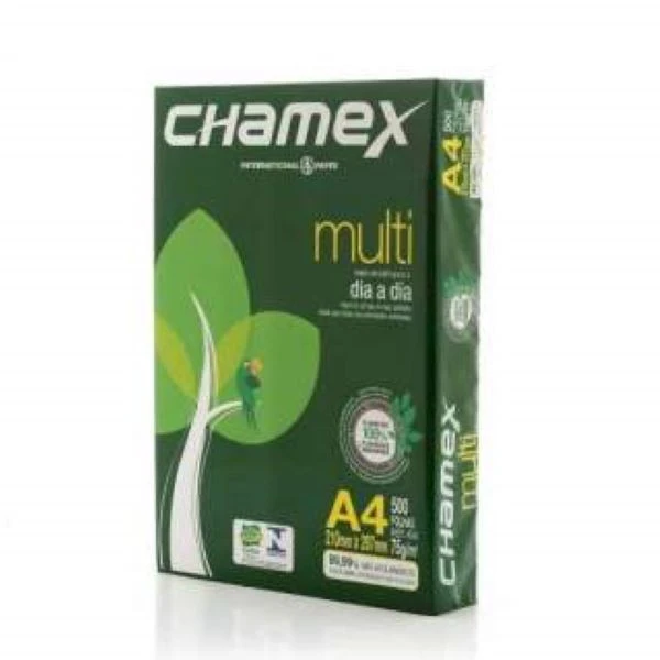 A4 70gsm 75gsm 80gsm / Papel Resma Chamex Multi A4 75g Office papers