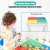 Import ABS Plastic Multifunctional Playing Desk Building Blocks Kids Study Table With Chairs And Storage Box Children Furniture Sets from China