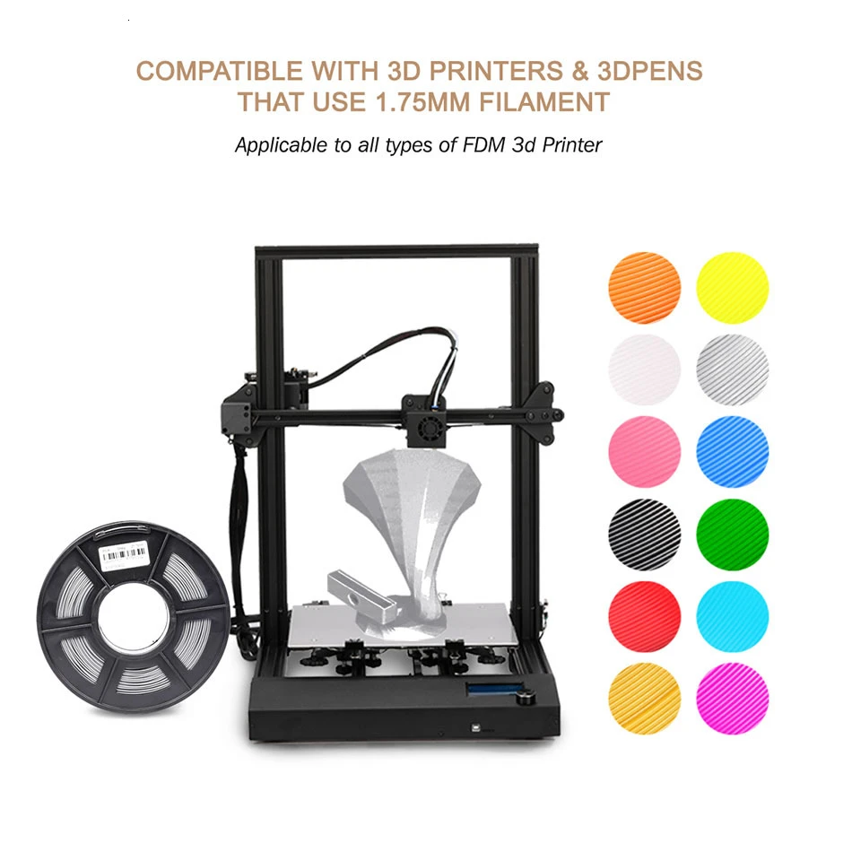 Quality Color Customization Factory Supply 3D 1.75mm Printer Filament