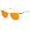 Acetate material clear color eyewear with anti blue light blocking lens glasses for computer