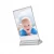 Import Acrylic Sign Holder 5 x 7 T Shaped Double Sided Silver Photos Menu Holders from China