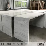 Acrylic Solid Surface Artificial Stone Bar Table With Chairs Modern Dining Room Furniture Coffee Bar Counter