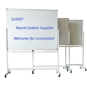 Aluminium frame free stand dry erase magnetic white board